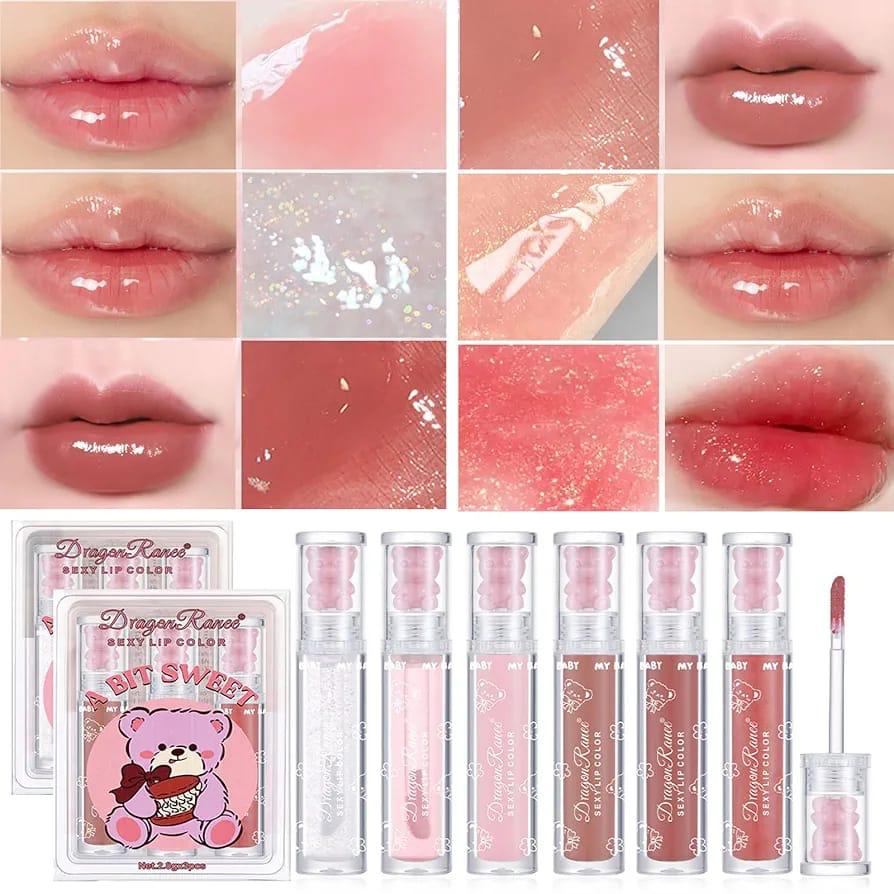 Kit osos por 3 Lip oil jugosos coreanos